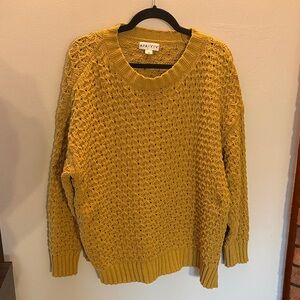 Ava & Viv Golden Crewneck Sweater